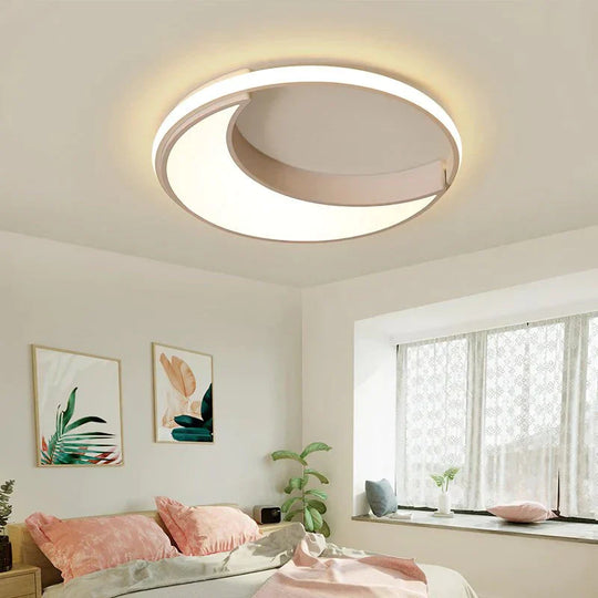 Modern Led Chandelier Lustre For Living Room Bedroom Study Home Fashion Lights White / 52X52Cm 43W