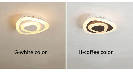 Ceiling Light Modern Led Corridor Lamp For Bathroom Living Room Round Square Iron Lighting