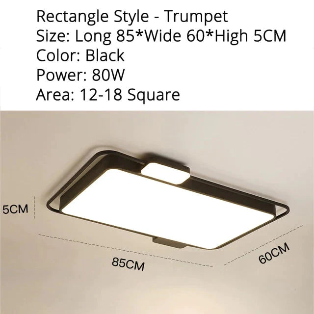 New Ceiling Light For Square/Round/Rectangle Shape Led Bedroom Luminarias Para Teto Led Lights Home