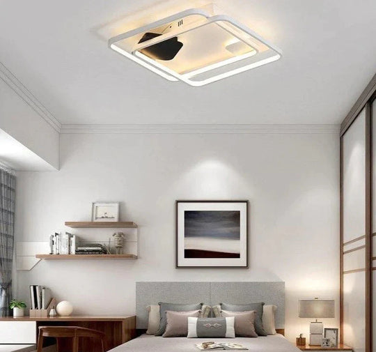 Remote Control Ceiling Lamp For Living Room Support Flush Led Lights Fixtures Luminaria Teto