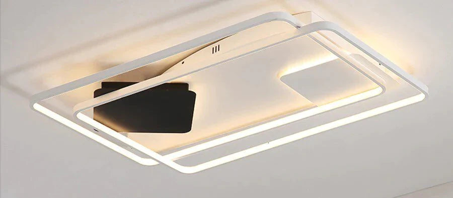 Remote Control Ceiling Lamp For Living Room Support Flush Led Lights Fixtures Luminaria Teto
