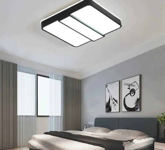 Black White Ceiling Lights Modern Lampshade High Quality Lamp For Living Room Bedroom Lamparas De