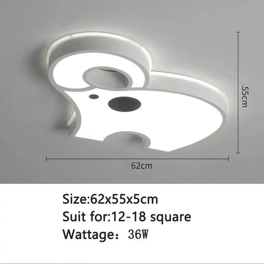 Modern Led Ceiling Lights For Living Room Bedroom Indoor Lighting Lamp Fixture Remote Control