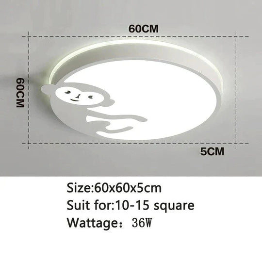 Modern Led Ceiling Lights For Living Room Bedroom Indoor Lighting Lamp Fixture Remote Control