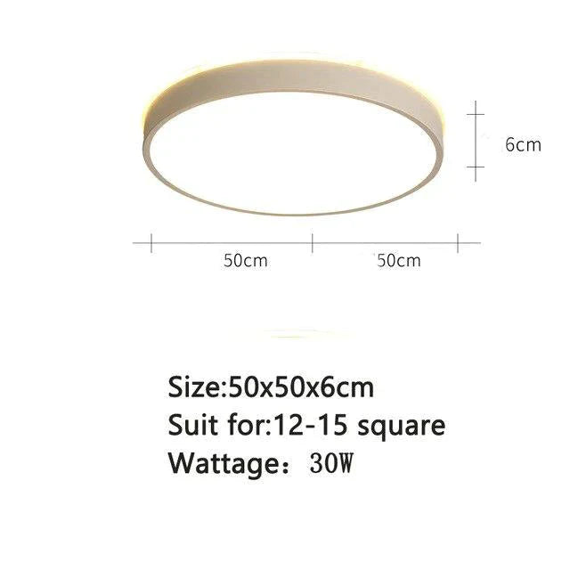 Modern Led Ceiling Lights For Living Room Bedroom Indoor Lighting Lamp Fixture Remote Control