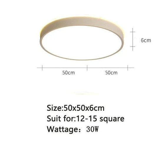 Modern Led Ceiling Lights For Living Room Bedroom Indoor Lighting Lamp Fixture Remote Control