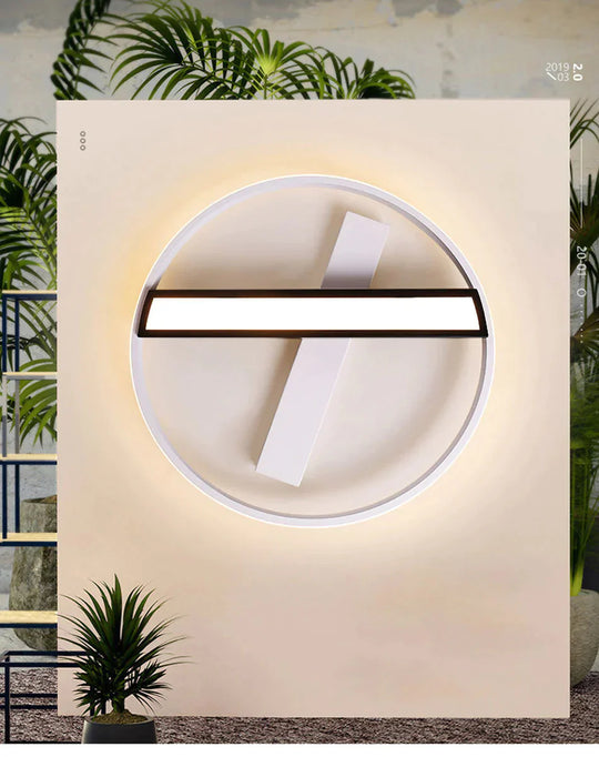 Remote Control Living Room Bedroom Ceiling Lights White And Black Iron Body Surface Mounted Led
