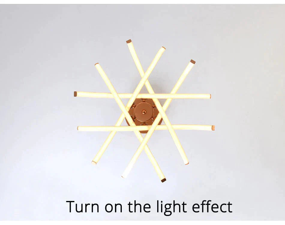 Simple Led Pendant Lights Gold Lamp For Living Room Lustre