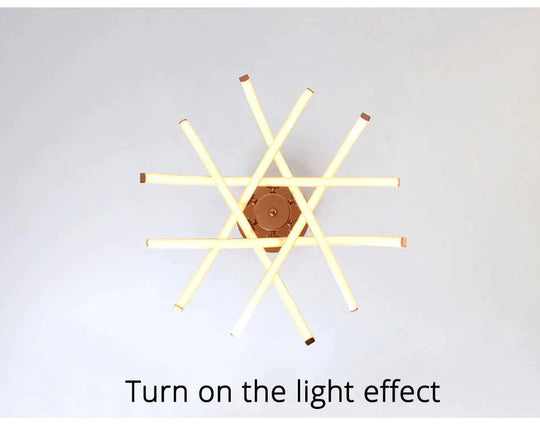 Simple Led Pendant Lights Gold Lamp For Living Room Lustre