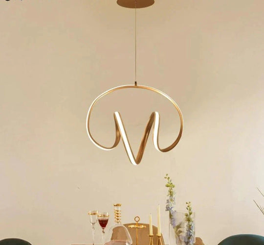 Creative Pendant Lights Led Modern For Dinning Room Acrylic + Aluminum Suspension Hanging Lamp Home