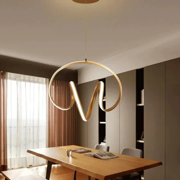 Creative Pendant Lights Led Modern For Dinning Room Acrylic + Aluminum Suspension Hanging Lamp Home