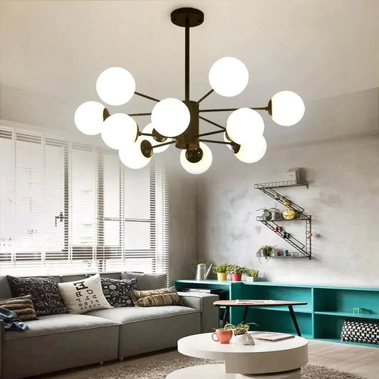 Vintage Bubble Glass Ball Pendant Lights E27 Led Bulbs Modo Lamps For Living Room Indoor Home