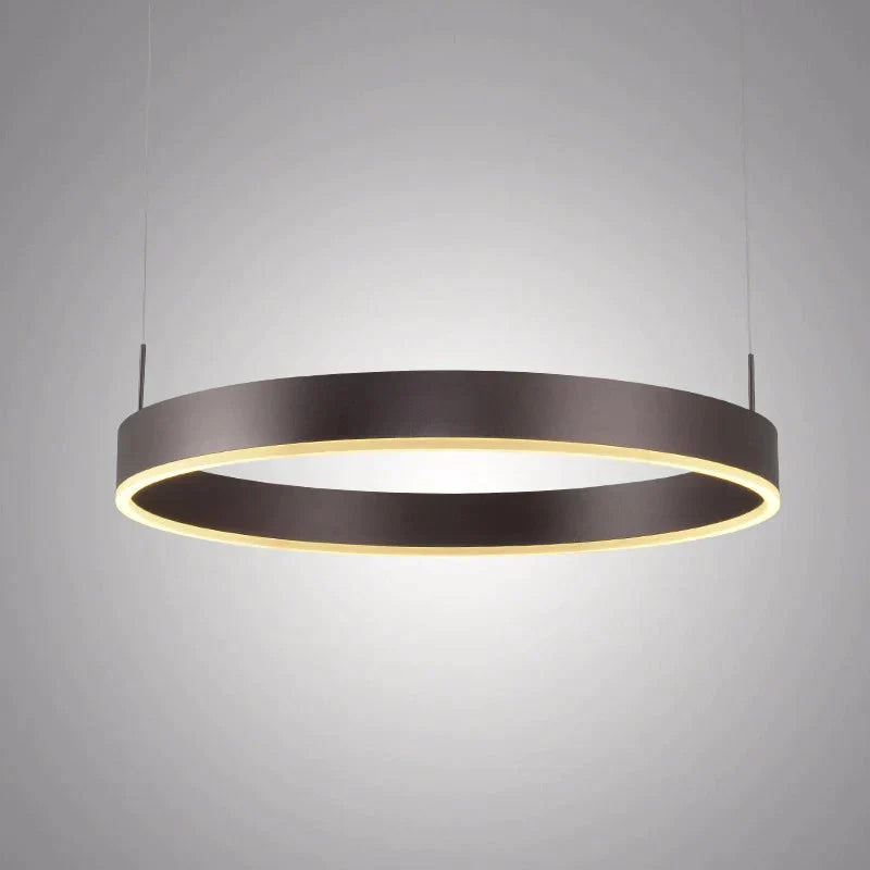 Large Ring Modern Pendant Lamp Kitchen Island Dining Table Coffee O Chandelier Suspension Lighting