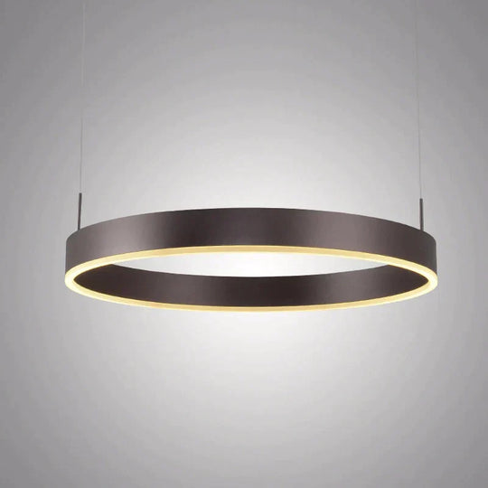 Large Ring Modern Pendant Lamp Kitchen Island Dining Table Coffee O Chandelier Suspension Lighting