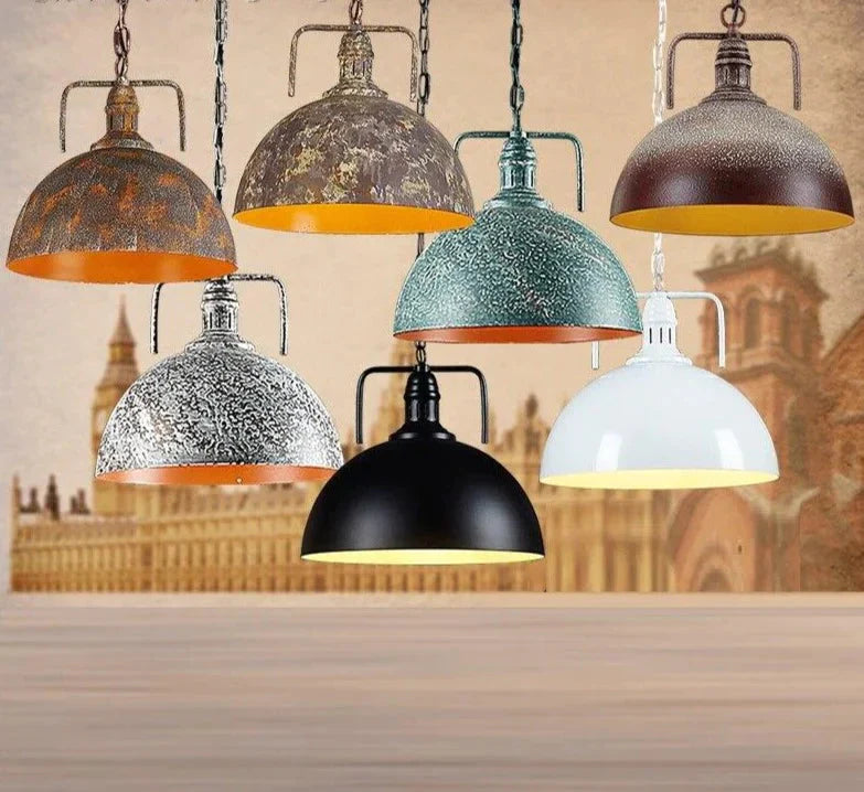 Pendant Light Lamp Shade Retro Nordic Metal Home Industrial Lighting For Kitchen Island Dining Room