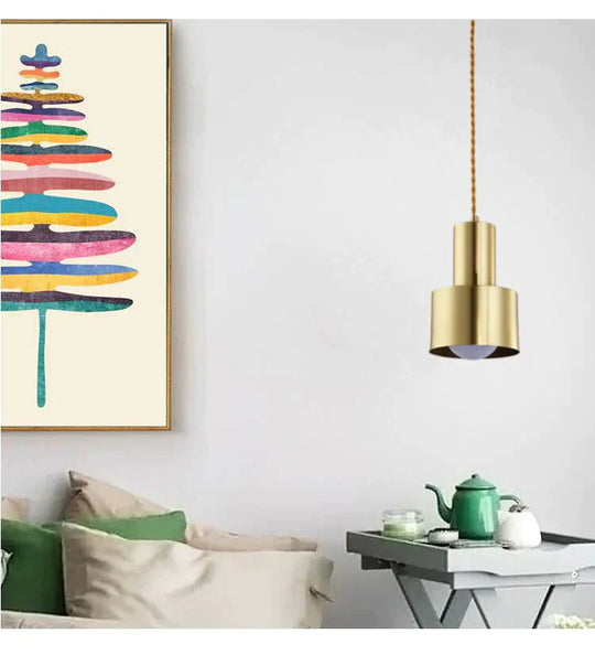 Copper Pendant Light Dining Room Kitchen Island Led Brass Hanging Lamp Lighting Fixture Loft