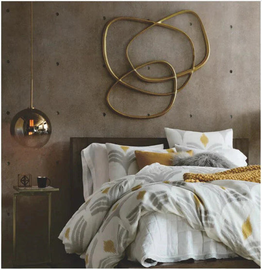 Customized 1 Set Of 8 Pieces Gold Glass Ball Hanging Lamp Pendant