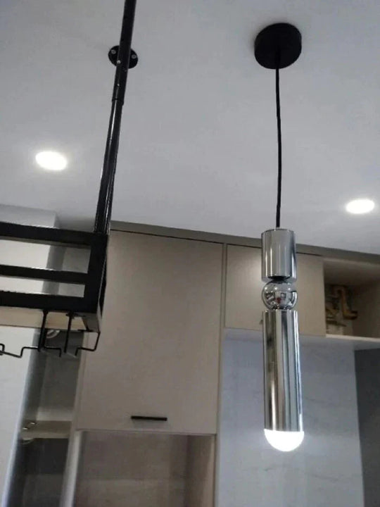 Nordic Pendant Lamp Modern Kitchen Dining Room Bar Counter Shop Pipe Down Tube Led Lights Office