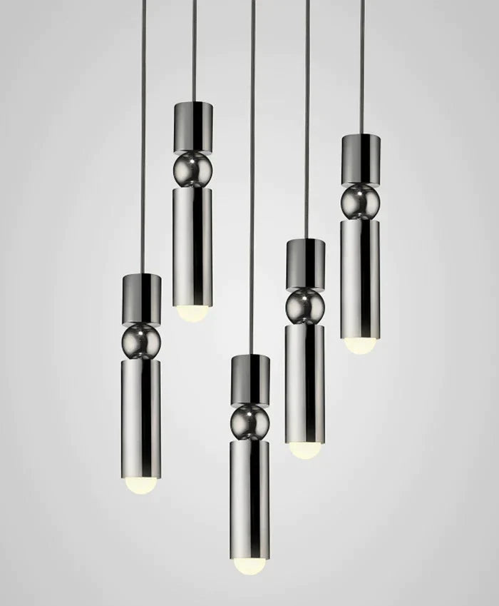 Nordic Pendant Lamp Modern Kitchen Dining Room Bar Counter Shop Pipe Down Tube Led Lights Office