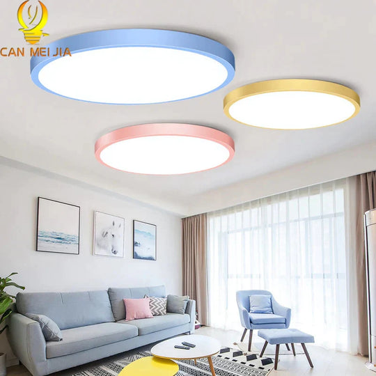 Led Ceiling Lamp Round Led Light 15W 20W 30W 50W Kitchen Luminaria Room Lights Modern Fixture