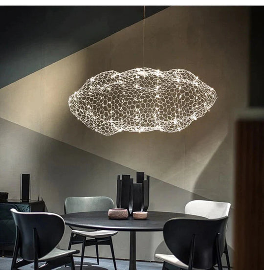 Creative Cloud Pendant Light Led Lamp Starry Personality Hotel Restaurant Bar Designer Firefly M