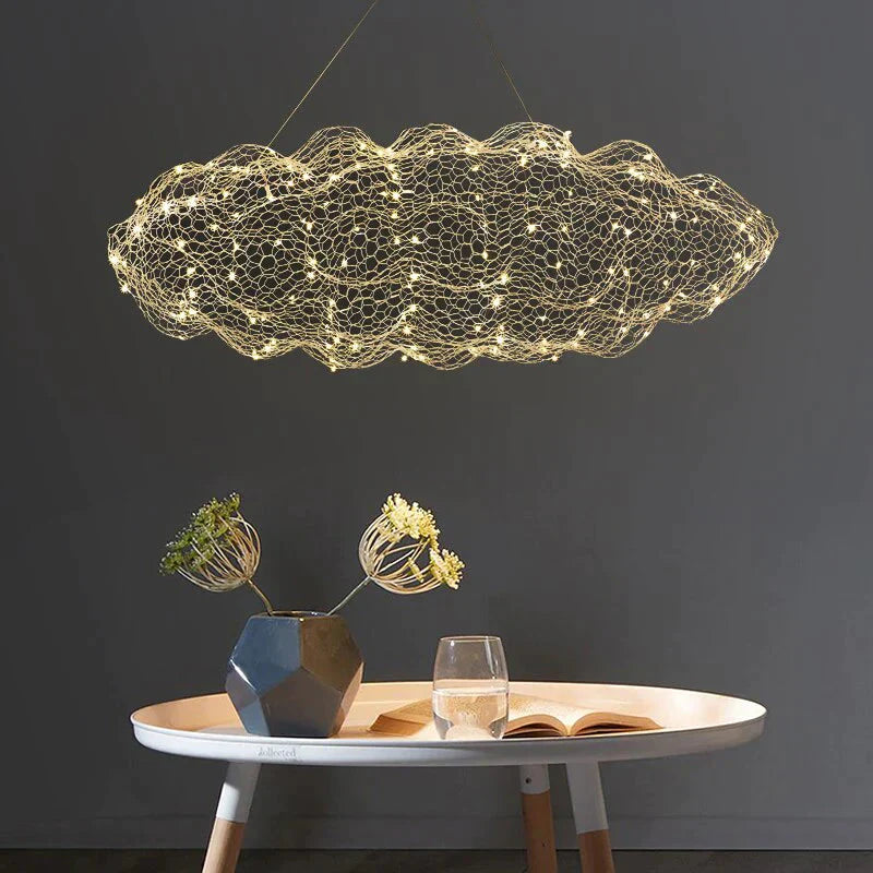 Creative Cloud Pendant Light Led Lamp Starry Personality Hotel Restaurant Bar Designer Firefly M