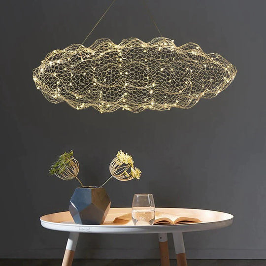 Creative Cloud Pendant Light Led Lamp Starry Personality Hotel Restaurant Bar Designer Firefly M