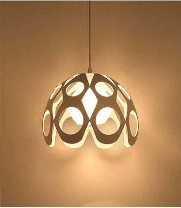 Modern Cage Pendant Light Iron Minimalist Retro Scandinavian Loft Pyramid Lamp Metal Hanging Lamp