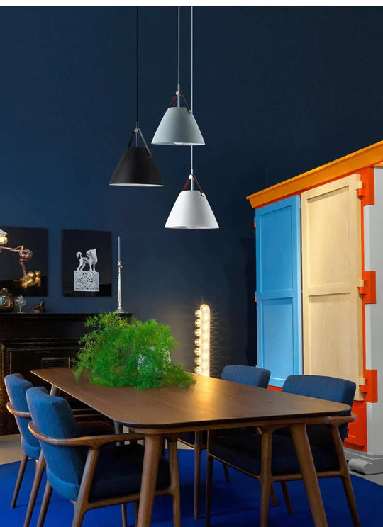 Restaurant Pendant Lighting Kitchen Lamp Dining Room Led Light Nordic Modern Hanging For Bedroom