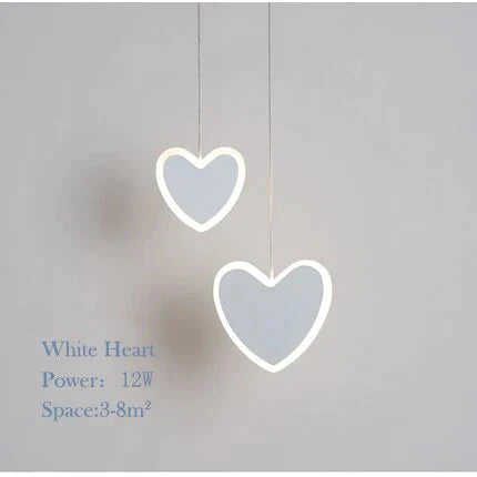 Creative Cute Heart - Shaped Led Pendant Lights Net Red Shop/Aisle/Bedside Children’s Lamp