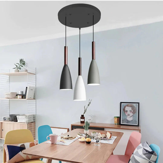Nordic Simple Pendant Light E27 Led Modern Led Hanging Lamp For Bedroom Living Room Lobby