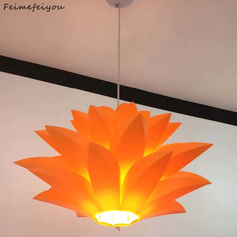 Diy Pp Lotus Chandelier Living Room Bedroom Study Restaurant Cafe Bar Club Personalized Decorative