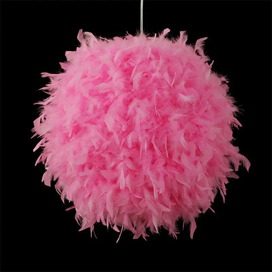 Best Valentine’s Day Gift For Lover Heart Shape Feather Lampada Led Pendant Lamp With Led Bulb 3