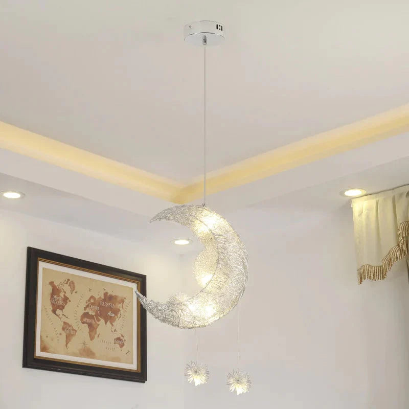 Creative Personality Restaurant Bar Balcony Bedroom Simple Children’s Room Warm Aluminum Wire