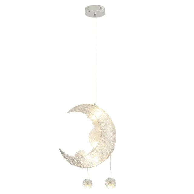 Creative Personality Restaurant Bar Balcony Bedroom Simple Children’s Room Warm Aluminum Wire