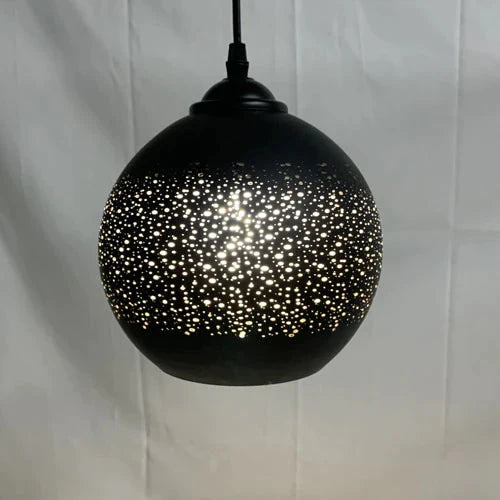 Retro Glass Chandelier Small Living Room Creative Modern Minimalist Master Bedroom Home Net Red