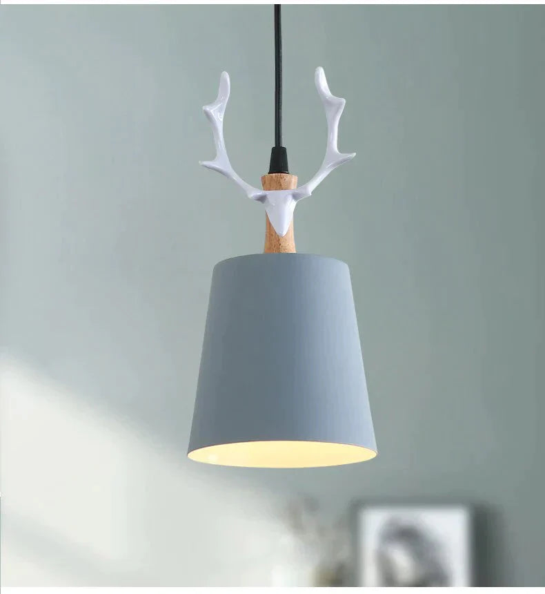 Antler Dining Room Pendant Light Simple Single Head Fashionable Personality Bar Bedside Led