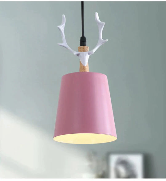 Antler Dining Room Pendant Light Simple Single Head Fashionable Personality Bar Bedside Led