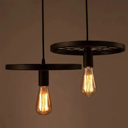 Retro Loft Style Vitnage Industrial Lighting Pendant Lights Fixtures Edison Water Pipe Lamp