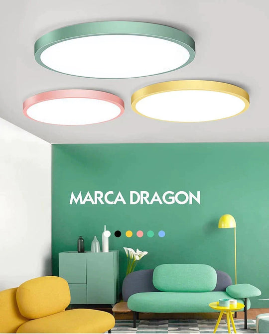 Led Ceiling Lamp Round Led Light 15W 20W 30W 50W Kitchen Luminaria Room Lights Modern Fixture