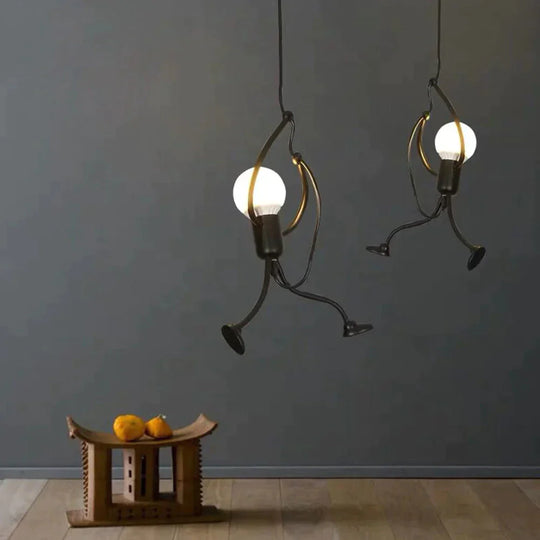 Creative Art Iron Led Pendant Lamp Living Room Bedroom Aisle Corridor Lighting Cord Adjustable