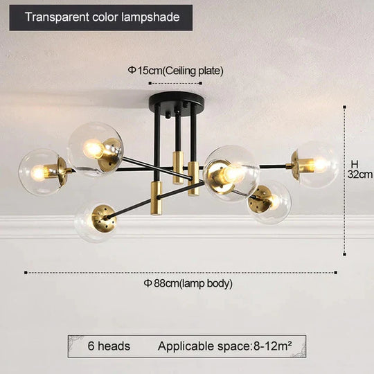 Copper Pendant Light Living Room Brass Lamps Dining Kitchen Fixture Modern Lights Bedroom Lighting