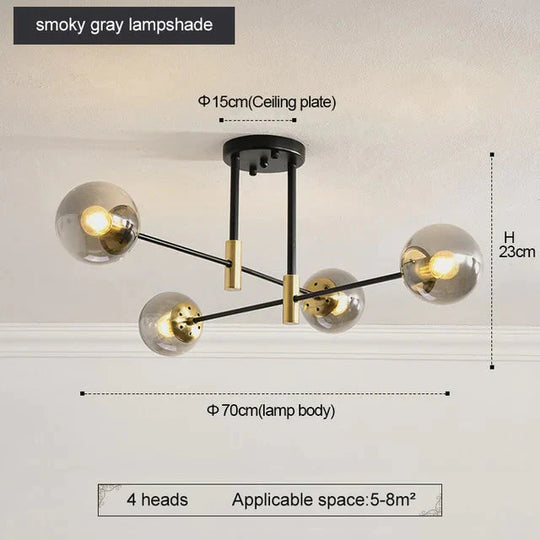 Copper Pendant Light Living Room Brass Lamps Dining Kitchen Fixture Modern Lights Bedroom Lighting