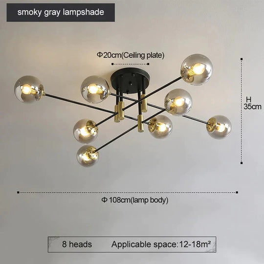 Copper Pendant Light Living Room Brass Lamps Dining Kitchen Fixture Modern Lights Bedroom Lighting