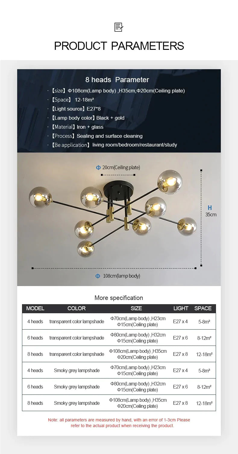 Copper Pendant Light Living Room Brass Lamps Dining Kitchen Fixture Modern Lights Bedroom Lighting