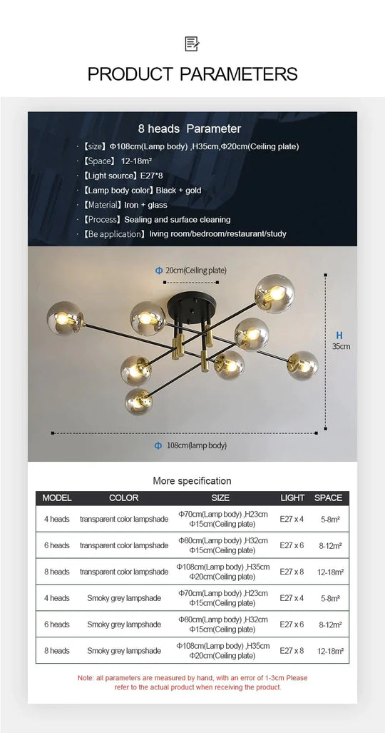 Copper Pendant Light Living Room Brass Lamps Dining Kitchen Fixture Modern Lights Bedroom Lighting