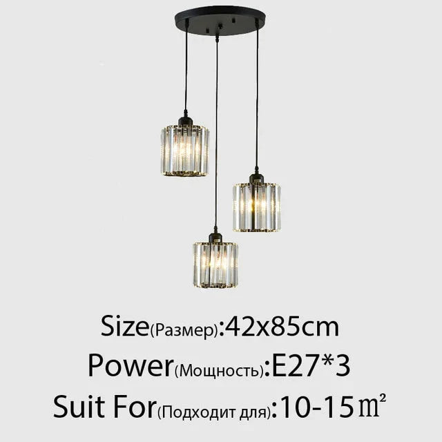 New Design Crystal Chandeliers Led Lights High Quality Acrylic Chandelier Lighting Lamps E27 Lustre