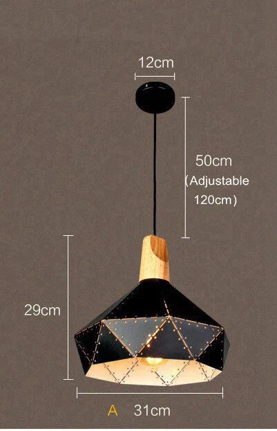 Pendant Lights Modern Lighting Lamps Diamond Shape Starry Metal Lamp For Kitchen Island Dinning