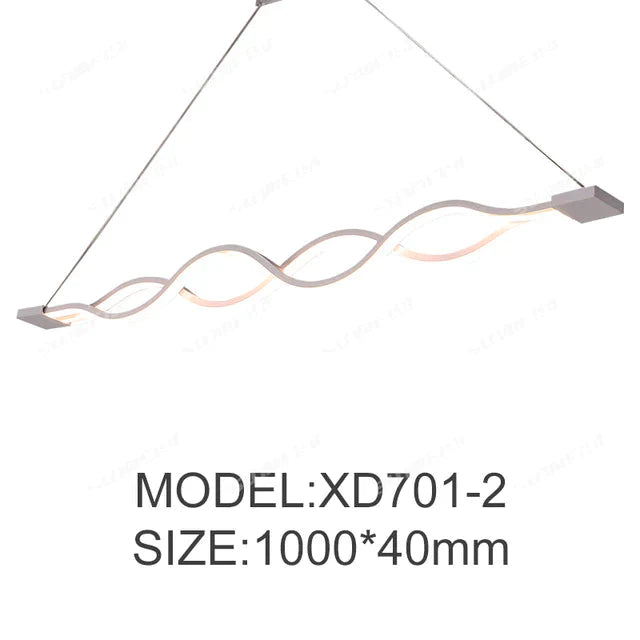 Novelty Led Pendant Light For Kitchen Dining Room White Lamp Coffee House Bedroom Suspension