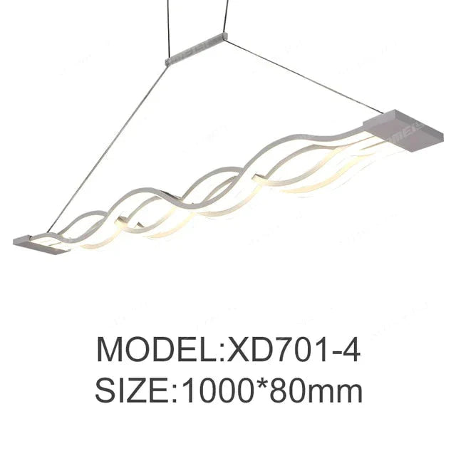 Novelty Led Pendant Light For Kitchen Dining Room White Lamp Coffee House Bedroom Suspension